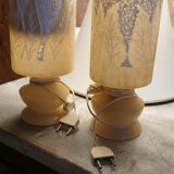 Pair of onix lamps
