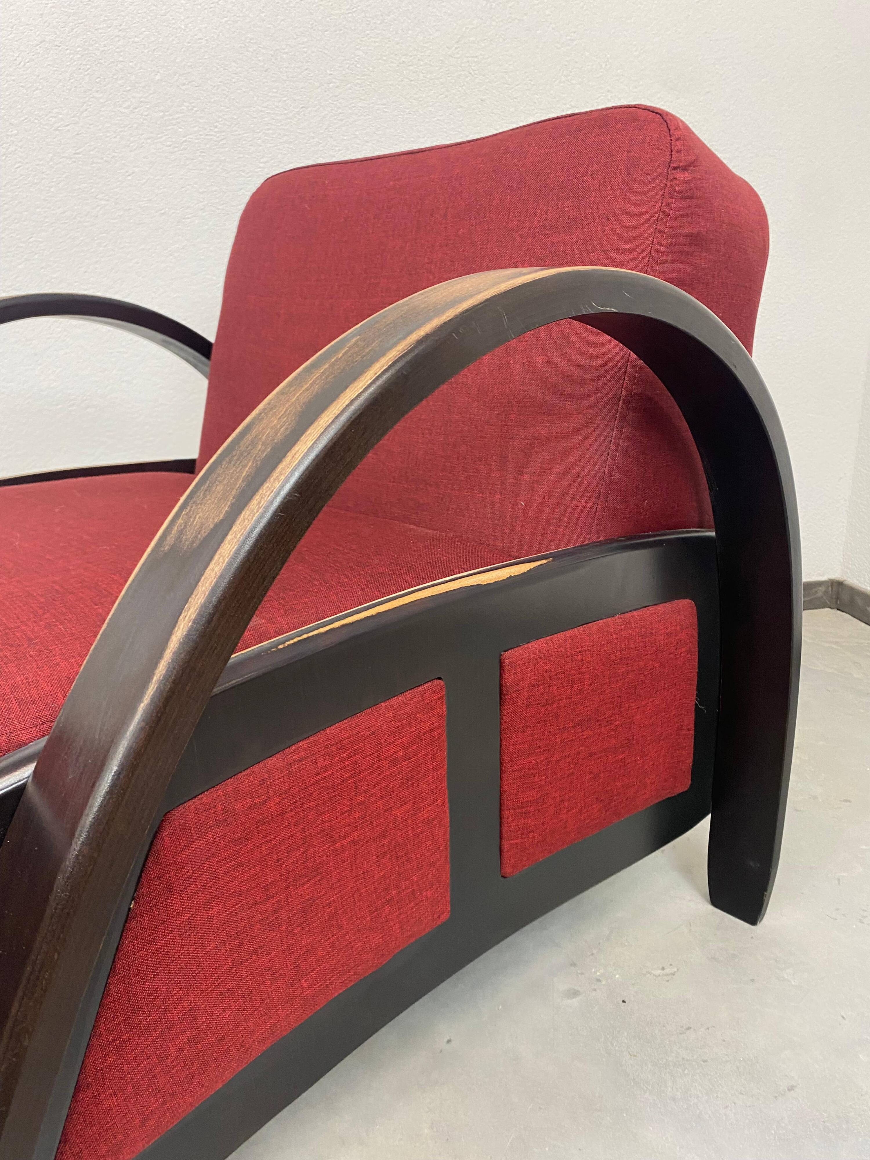Art Deco style armchairs