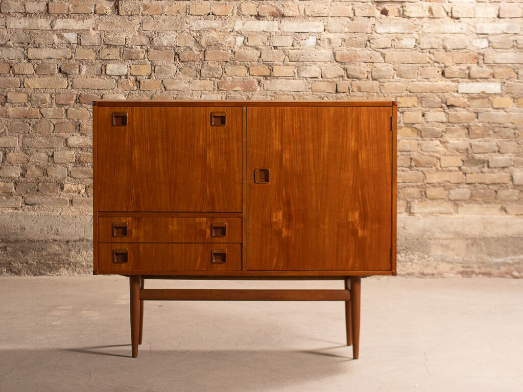 Teak buffet with a flap, circa 1960