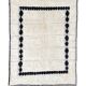 Tapis Mrirt noir et blanc 210×290 cm