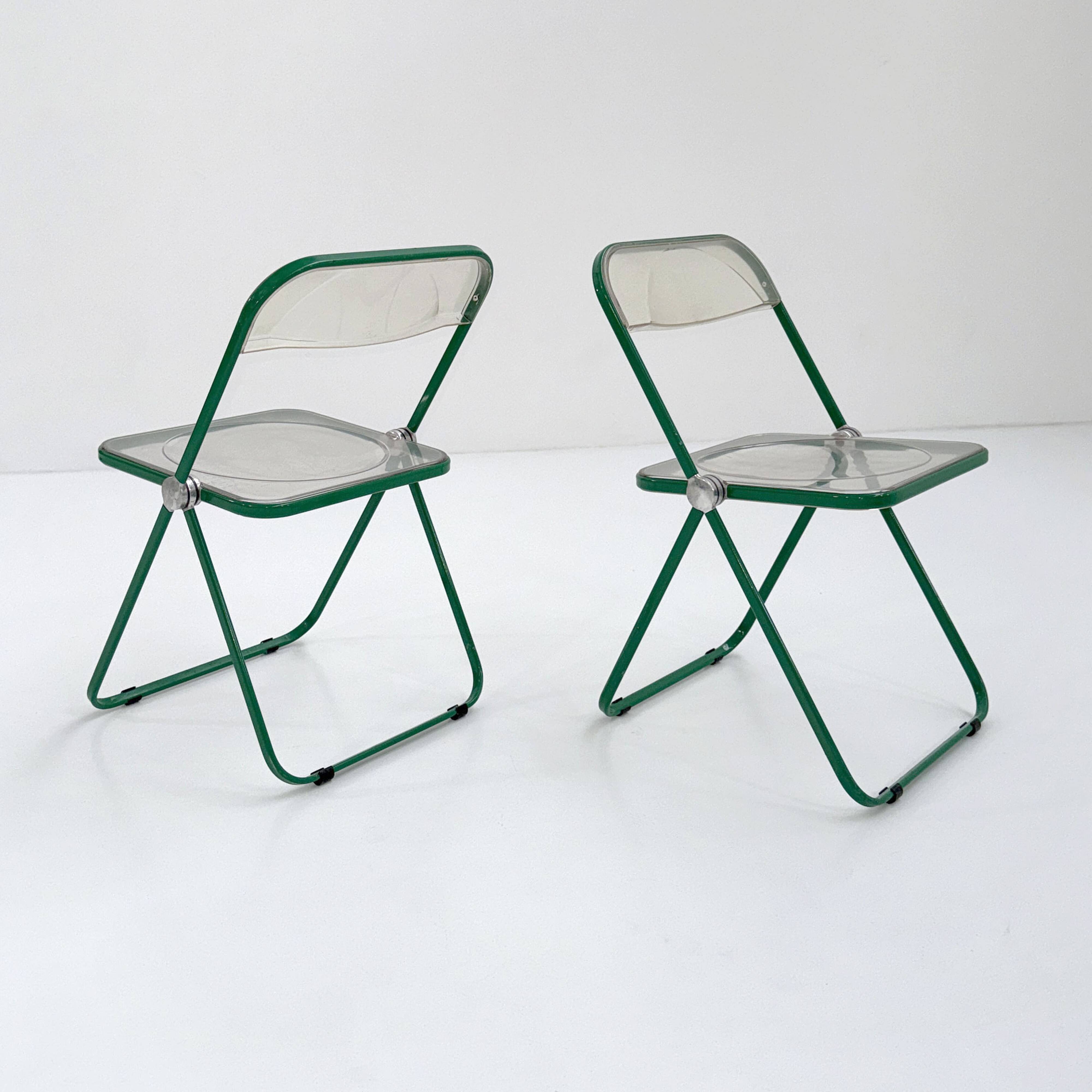 Green Plia Chair by Giancarlo Piretti for Castelli, 1960