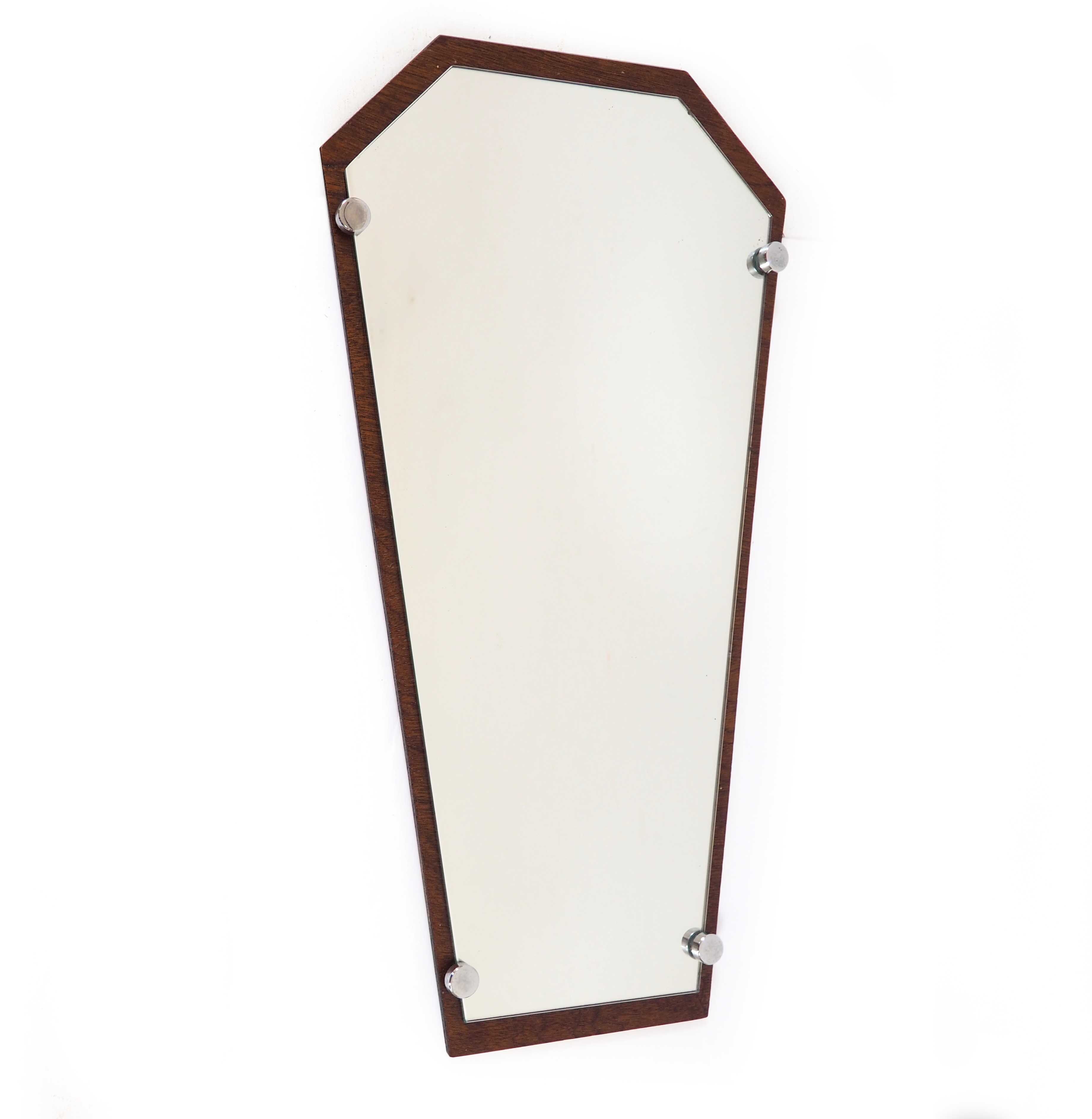 Miroir sur bois 33x63cm