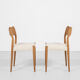 4 dining chairs in oak by Arne Hovmand Olsen for Mogens Kold 1960s