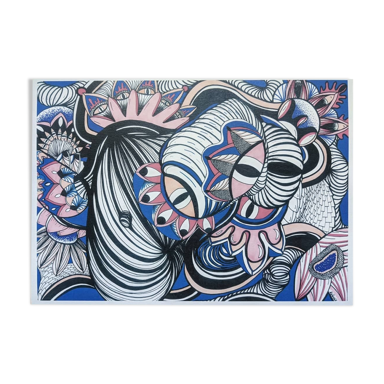 illustration Horus Blue