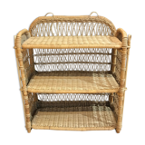 Rattan shelf