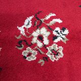 Tapis Savonnerie français vintage en laine – 129 x 199 cm - 1C1038