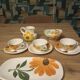 Gien set model Sunflowers and Lodi. 1970s