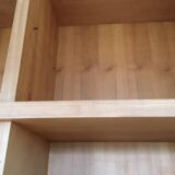 Modular library in solid wood