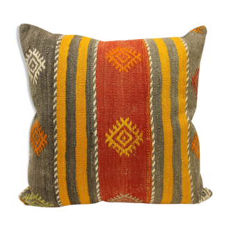 60x60 cm kilim cushion,vintage cushion cover