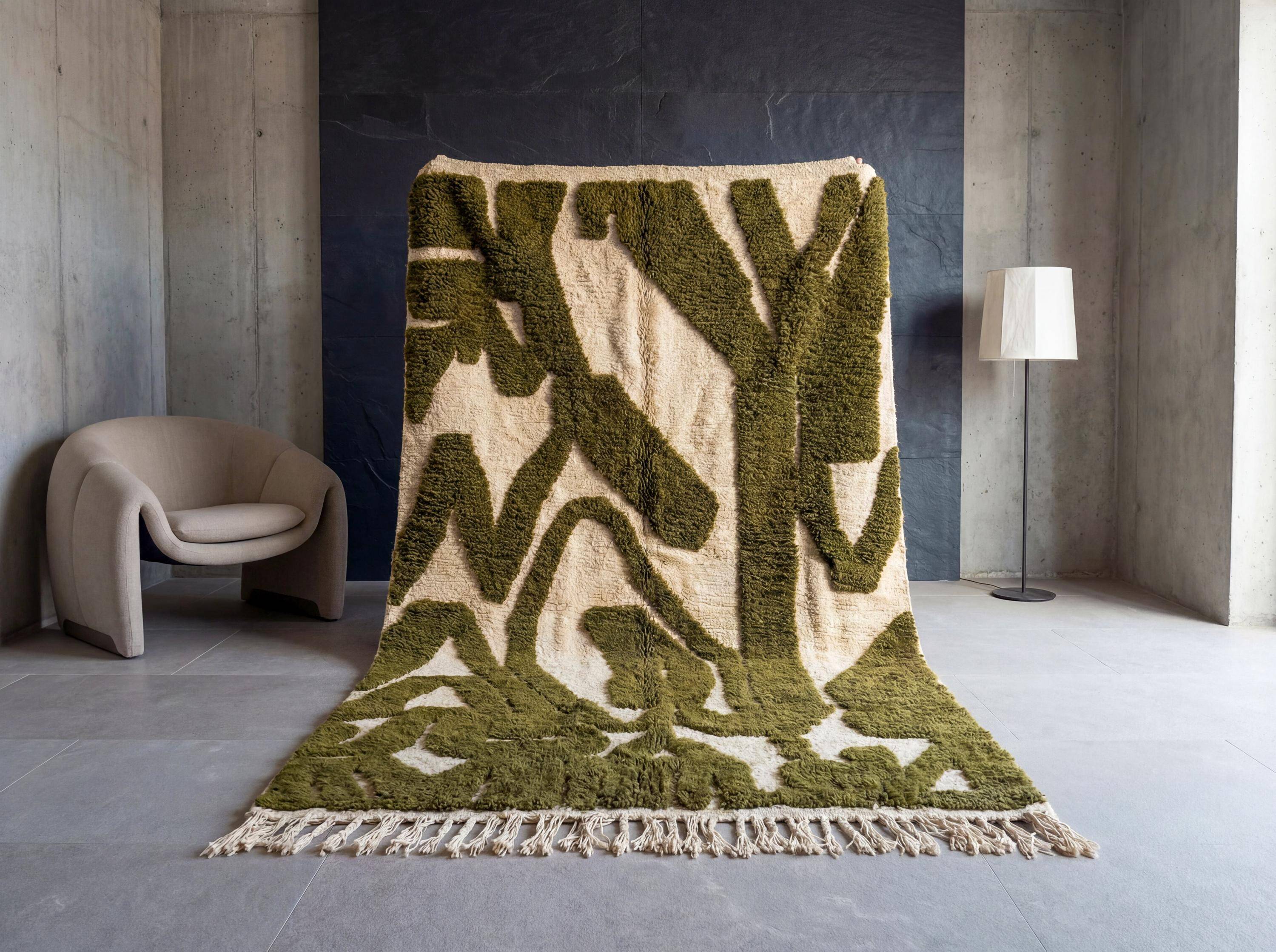 Traditional handmade Moroccan rug 2.5 x 1.5 m