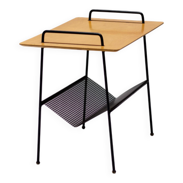 Table d'appoint Cees Braakman Pastoe dutch design industriel mi-siècle moderne 1955