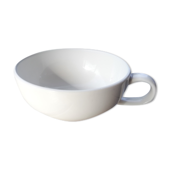 White ceramic cup