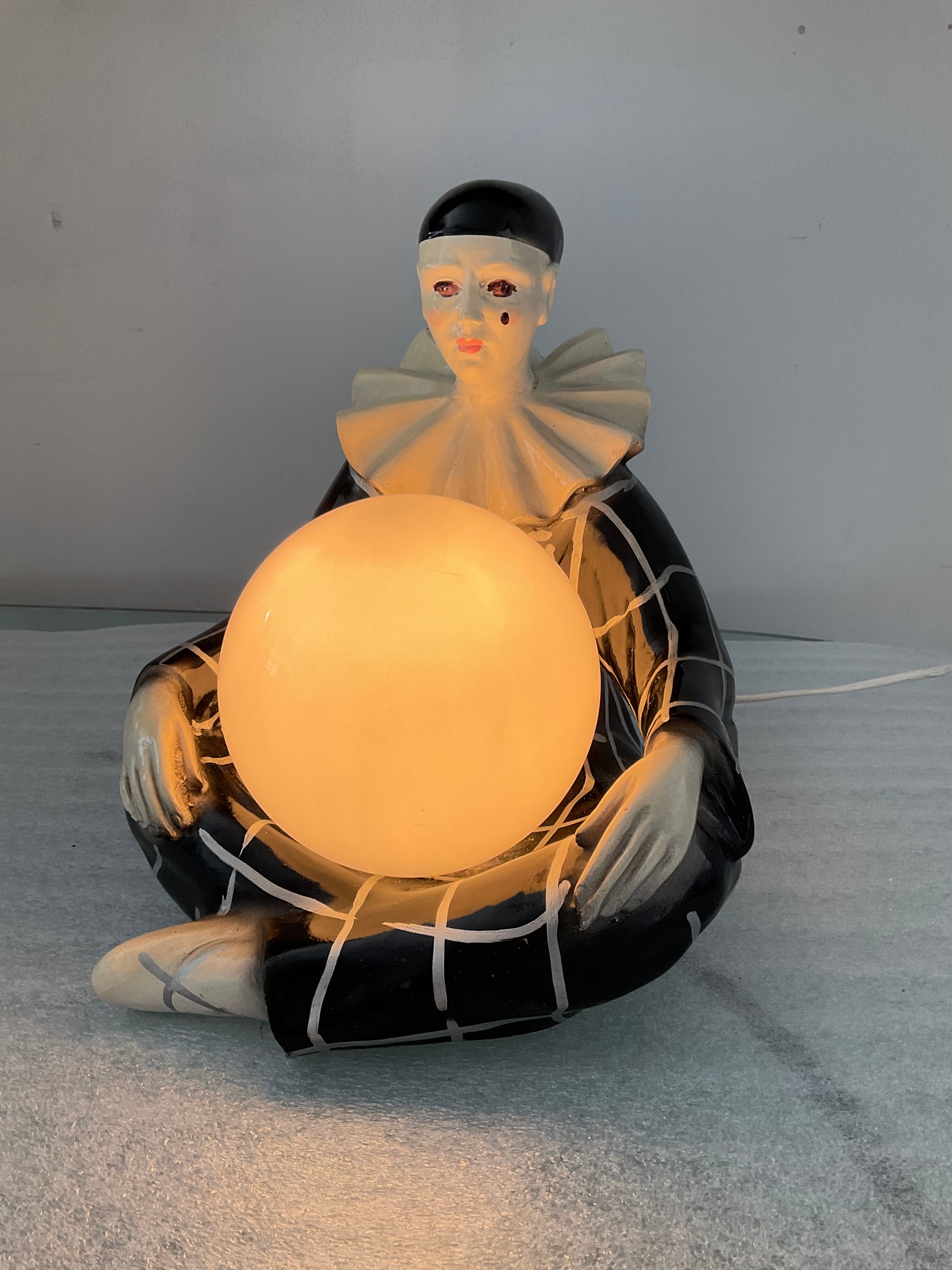 Vintage Pierrot lamp from the 50s and 60s