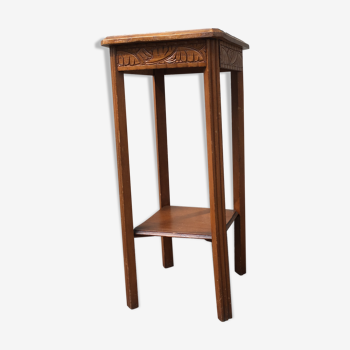 Saddle or wooden accent table Art Deco