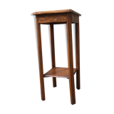 Saddle or wooden accent table Art Deco