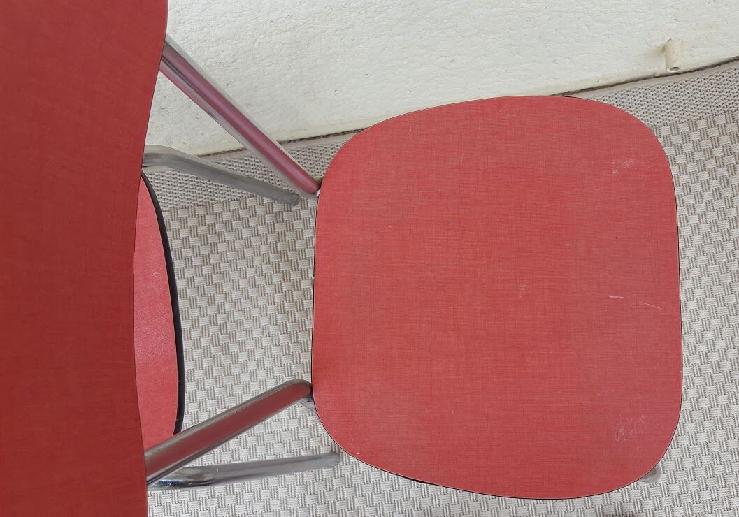 Set of two Formica chairs