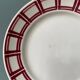 Series of 10 vintage Badonviller earthenware flat plates