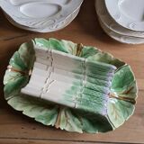 Plat à asperges Longchamp fin XIXÈME