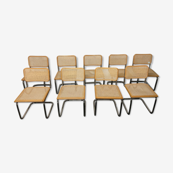 Set of 9 Chairs Cesca B32
