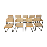 Set of 9 Chairs Cesca B32