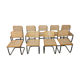 Lot de 9 chaises Cesca B32