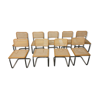 Set of 9 Chairs Cesca B32