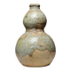 Small double sake ceramic flask from Iga, vintage/antique collection.