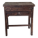 Antique Indonesian teak workbench with two drawers and stretcher H89.