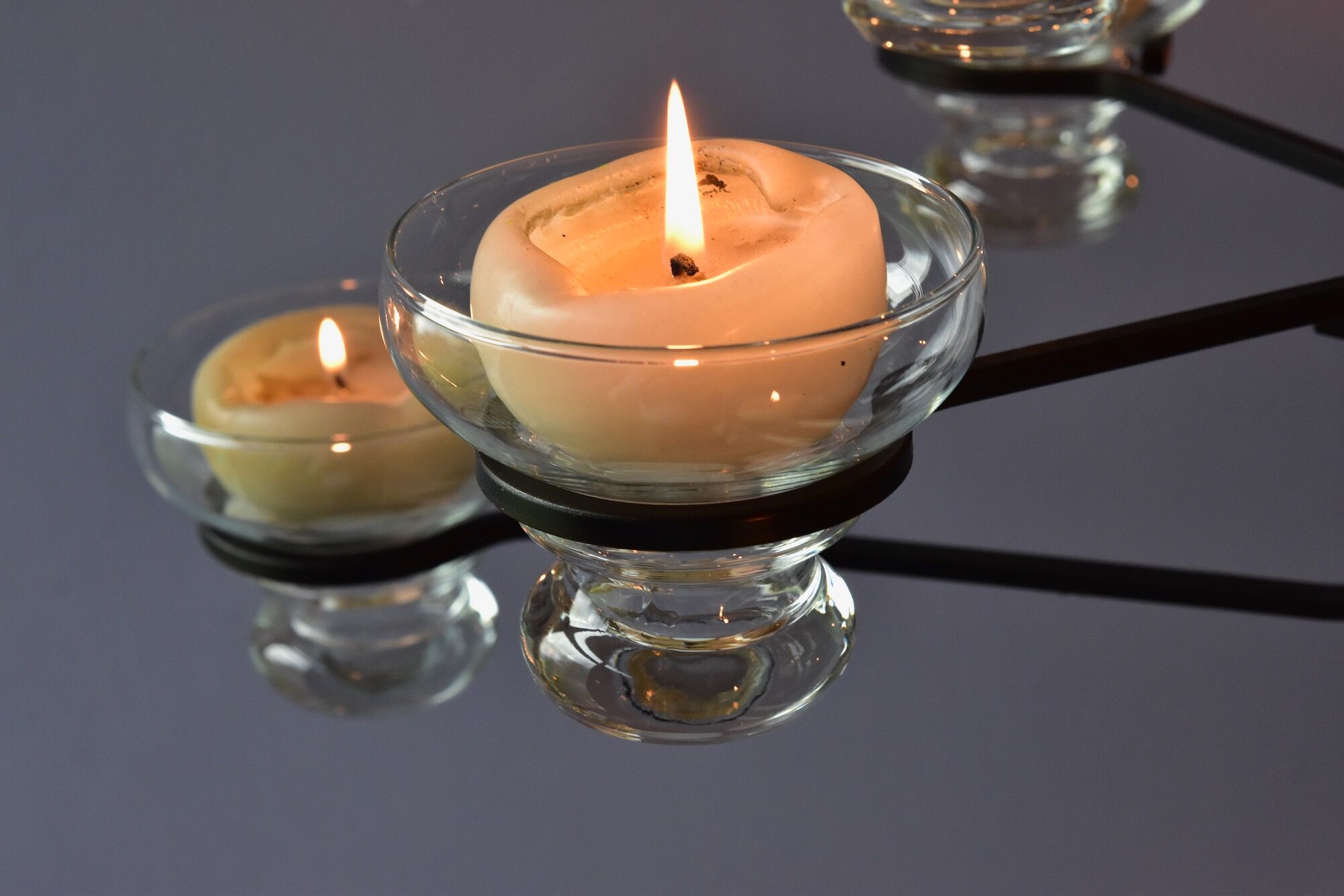 Skandinavien design twelve lights chandelier 1960's metal glass