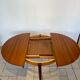 Table ronde extensible en teck