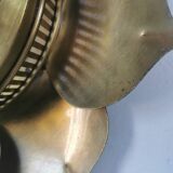 Brass flower ceiling or wall light