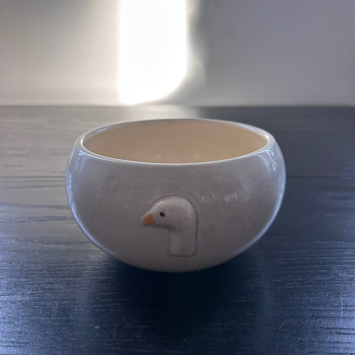 Linde pottery salad bowl