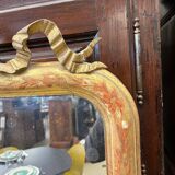Large antique rectangular mirror