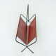 Fifties perforated metal magazine rack