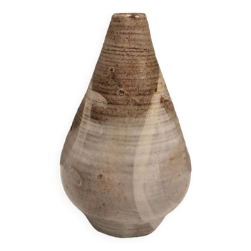 Danish designed vase in beautiful multi-coloured glaze.
