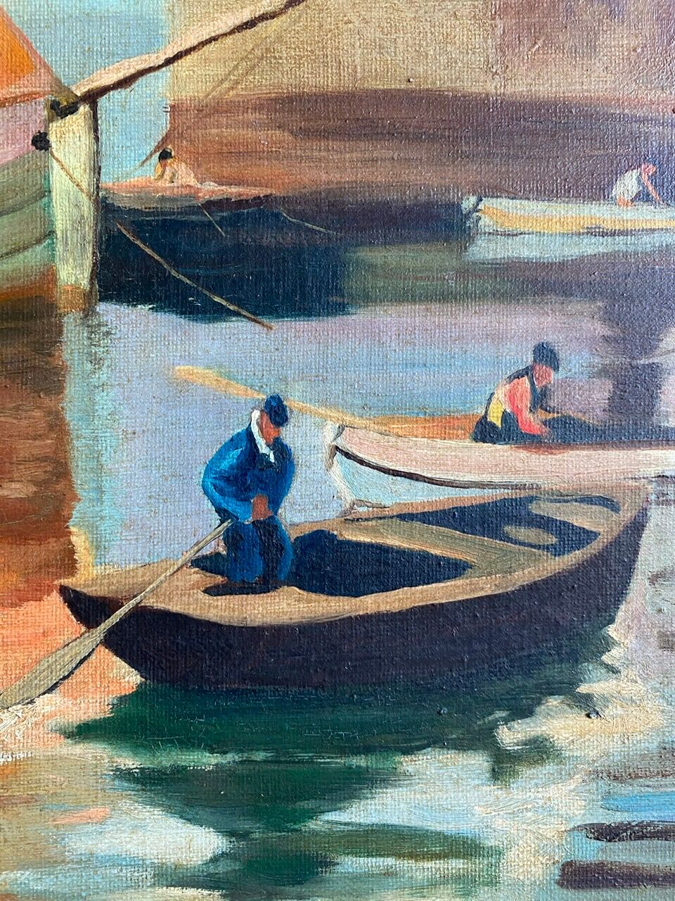 Old painting, Marine , signed 50/60s
