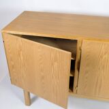 Sideboard Made In Light Oak, Danish Design From 1960s