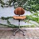 Swivel office chair on wheels 70s
