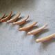Set of 7 stoneware knife rests - birds