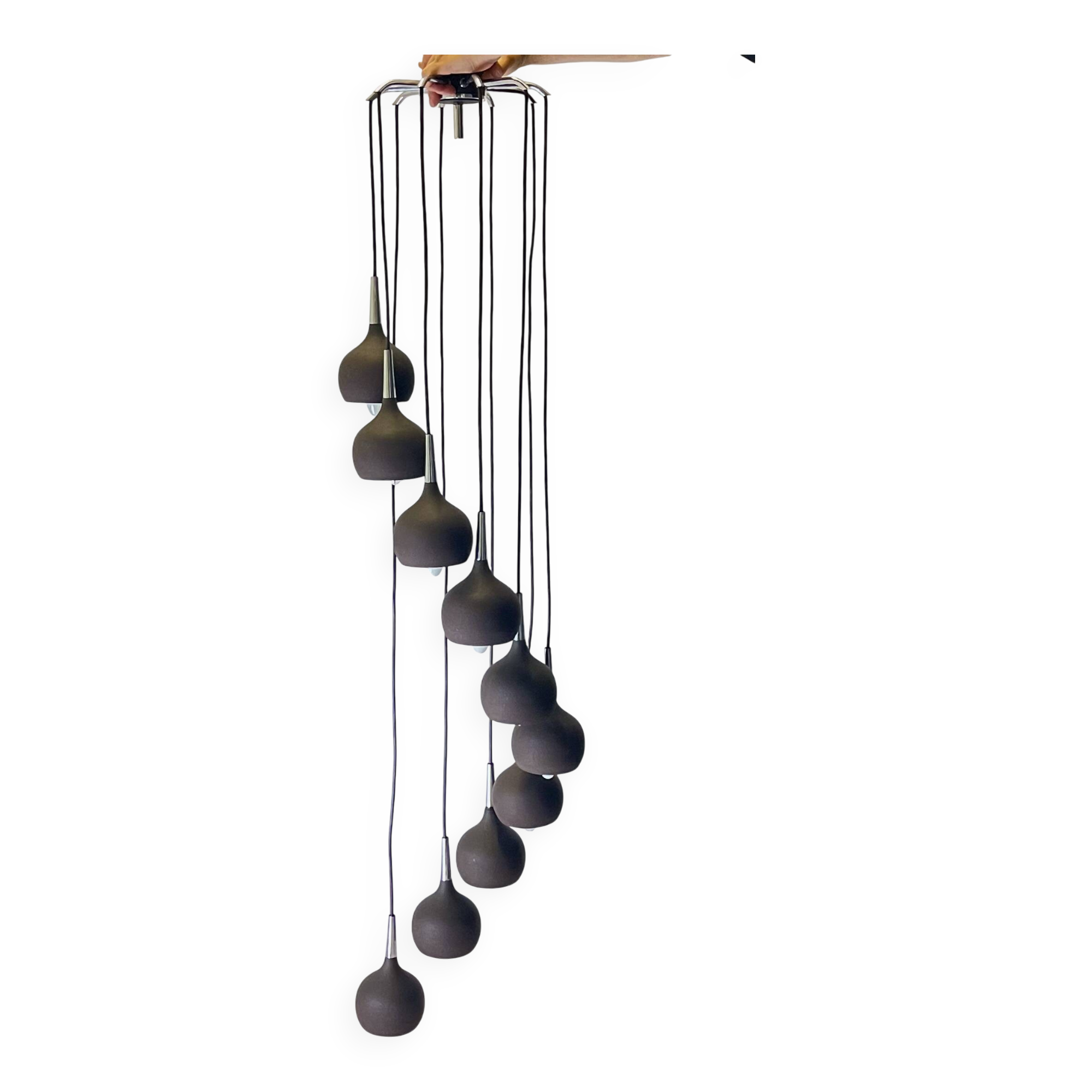 Vintage Hans-Agne Jakobsson Dome Pendant Light for AB Markaryd, 1970s Swe