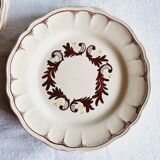 11 dessert plates Salins France