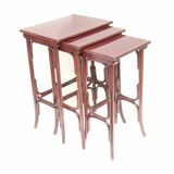 Thonet 20th Century Nesting Tables, Stained Beech
