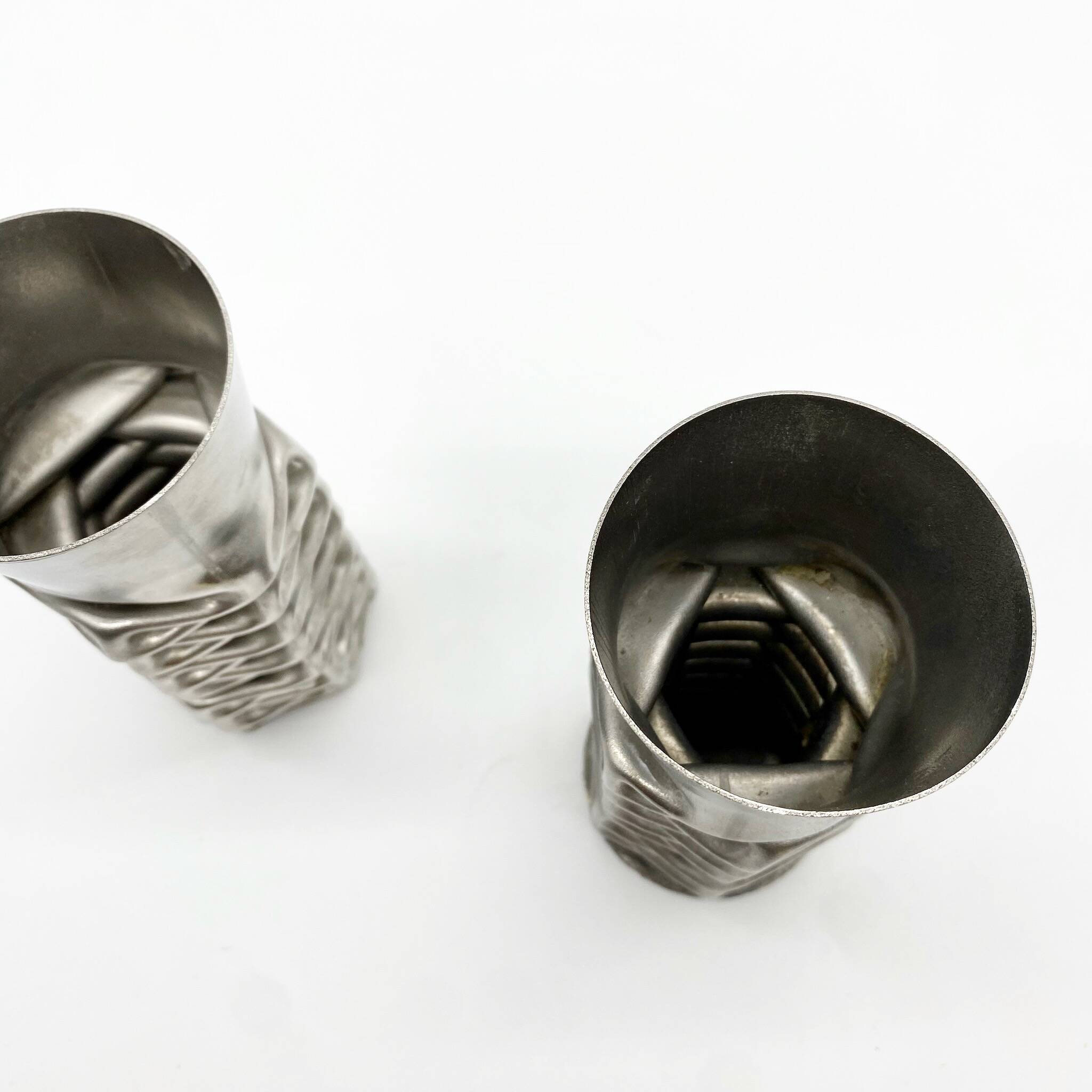 Pair of “compression” vases by jacques moniquet – 1970s