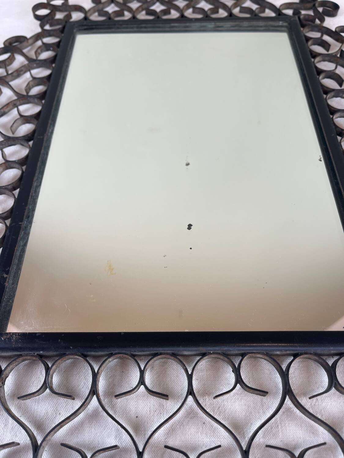 Wrought iron mirror Chaty Vallauris