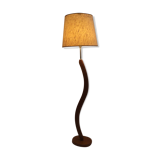 Vintage streetlight in stylized shape wood