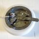 White opaline ceiling lamp wall lamp 50s 60s