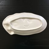 Plat ovale décor figues
