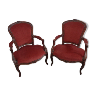 Pair of armchairs