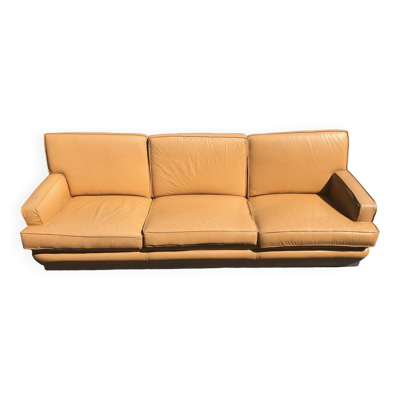 canapé en cuir Roche Bobois 1970