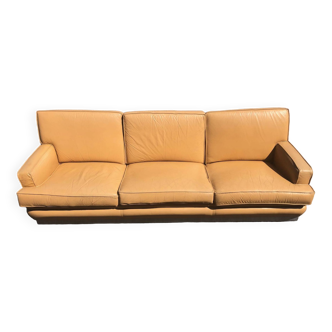 canapé en cuir Roche Bobois 1970